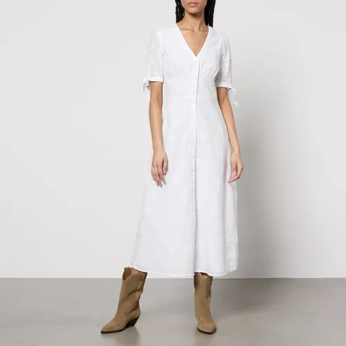 Nobody's Child x Happy Place Broderie Anglaise Cotton Alexis Midi Dress