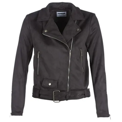 Noisy May  NMCHRIZZY  women's Leather jacket in Black
