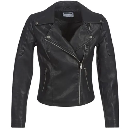 Noisy May  NMREBEL  women's Leather jacket in Black