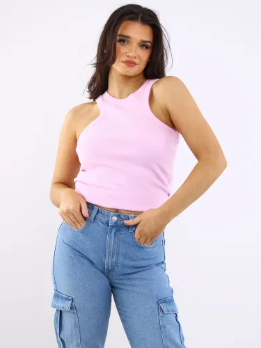 Noisy May Pink / Pirouette Maya S/L Halter Neck Top