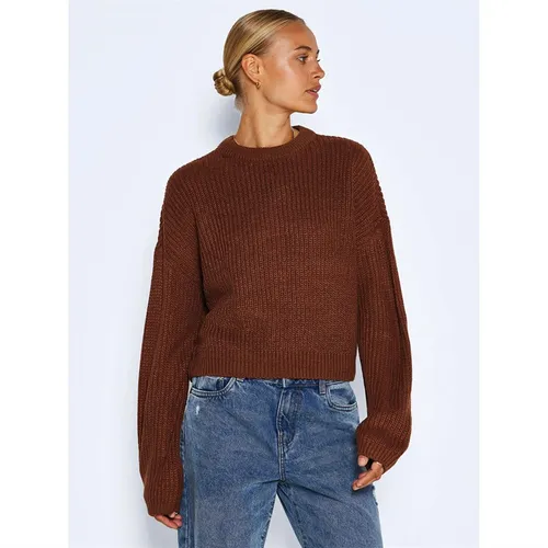 Noisy May Womens Timmy Knitted Jumper Cappuccino