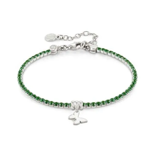 Nomination Chic Green Crystal Butterfly Bracelet