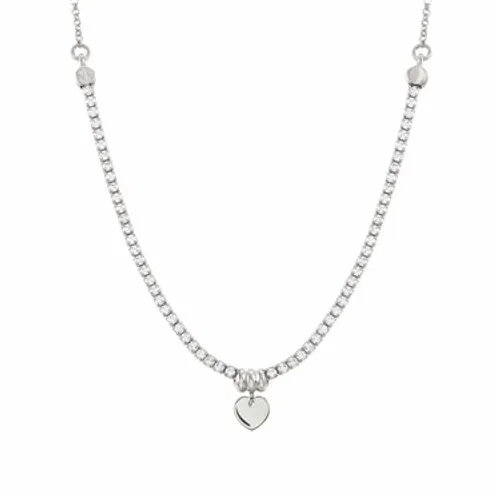 Nomination Chic Silver Crystal Heart Necklace