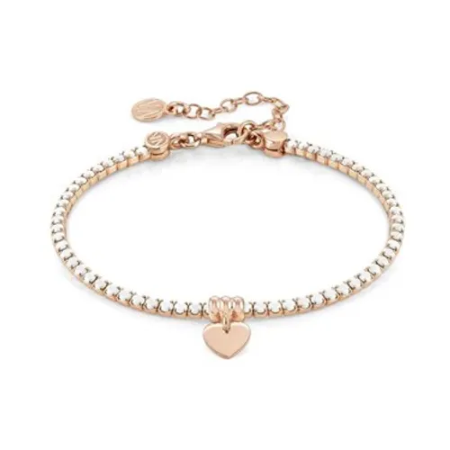 Nomination Rose Gold Chic Opal Crystal Heart Bracelet