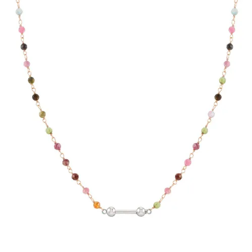 Nomination SeiMia Rose Gold Plated Coloured Stones Necklace