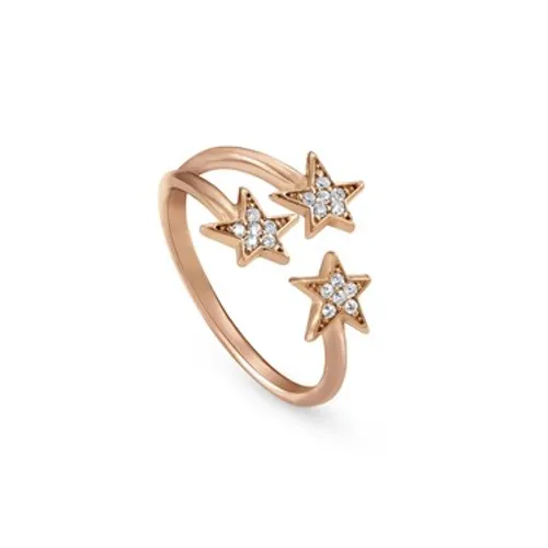 Nomination Stella Rose Gold Triple Star Ring - Ring Size 56