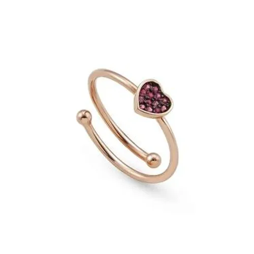 Nomination Sweetrock Rose Gold Red Heart Adjustable Ring