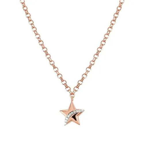 Nomination Sweetrock Rose Gold Star Crystal Necklace
