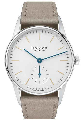 Nomos Glashutte Watch Orion 33 Sapphire Crystal - White