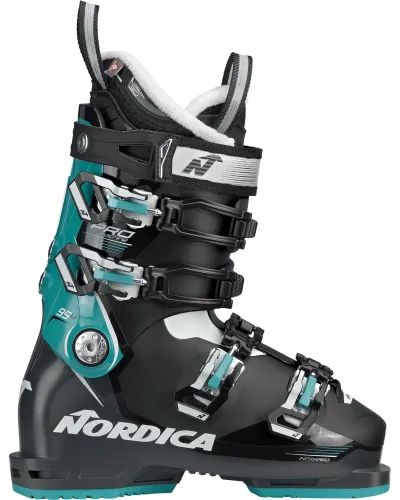 Nordica Promachine 95 Women's Ski Boots 2022 - Black/Anthracite/Blue MP 23.5