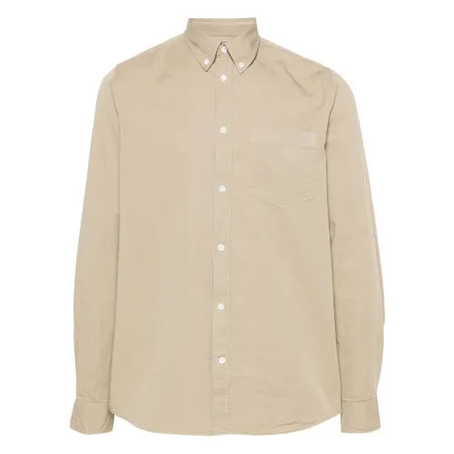 Norse Projects , Anton Light Twill Shirt ,Beige male, Sizes: