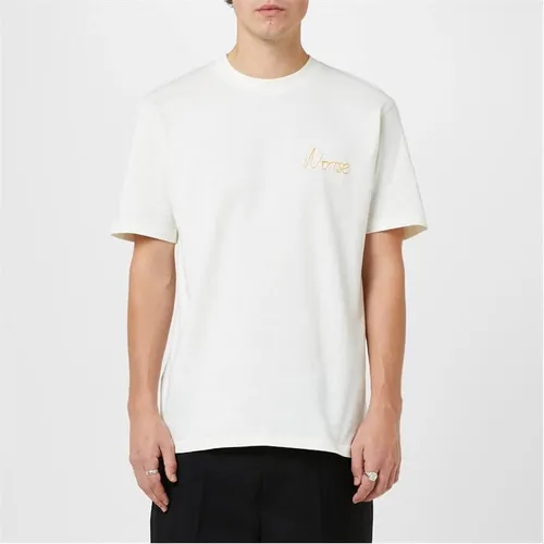 NORSE PROJECTS Johannes Chain Stich Logo Tee - White
