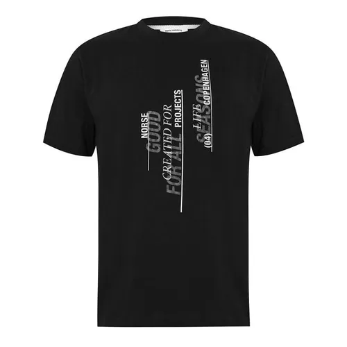 NORSE PROJECTS Johannes Vertical Logo T-Shirt - Black
