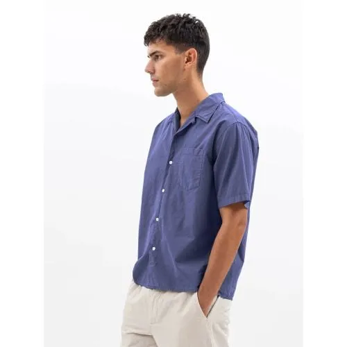 Norse Projects Mens Calcite Blue Carsten Tencel Shirt