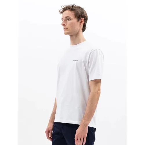Norse Projects Mens White Johannes Standard Logo T-Shirt