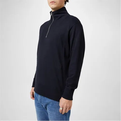 Norse Projects Norse Arnw Hlf Zip Sn32 - Blue