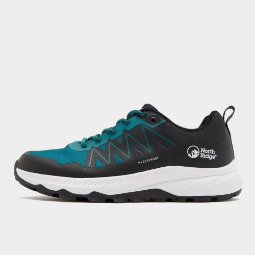 North Ridge Men's Nas Trail Waterproof Walking Shoe - Blue, Blue