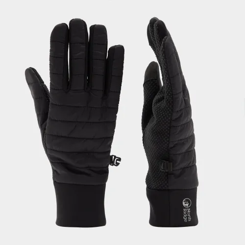 North Ridge Women's Hybrid Gloves Black - Blk, BLK