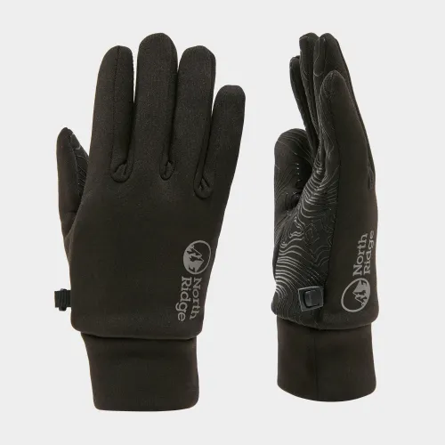 North Ridge Women's Insulated Grip Glove - Black, Black