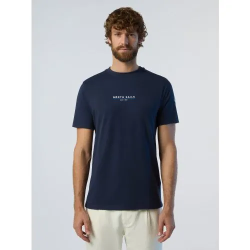 North Sails Mens Navy Blue Comfort Fit T-Shirt