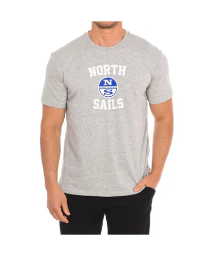 North Sails Mens Short sleeve t-shirt 9024000 man - Grey