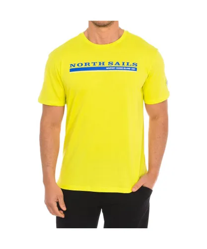 North Sails Mens Short sleeve t-shirt 9024040 man - Yellow