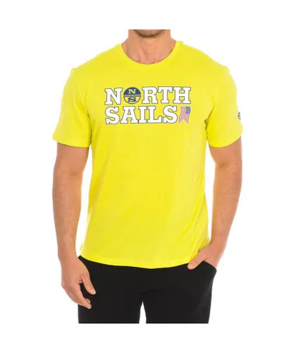 North Sails Mens Short sleeve t-shirt 9024110 man - Yellow