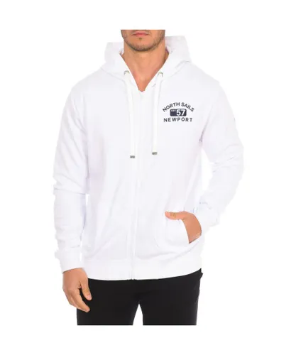 North Sails Mens Zip-up hoodie 902299TR0 man - White