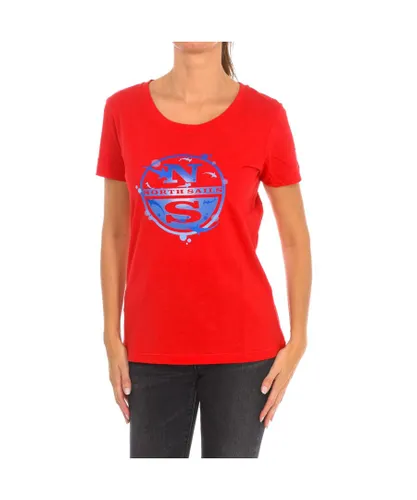 North Sails Womenss short sleeve t-shirt 9024340 - Red