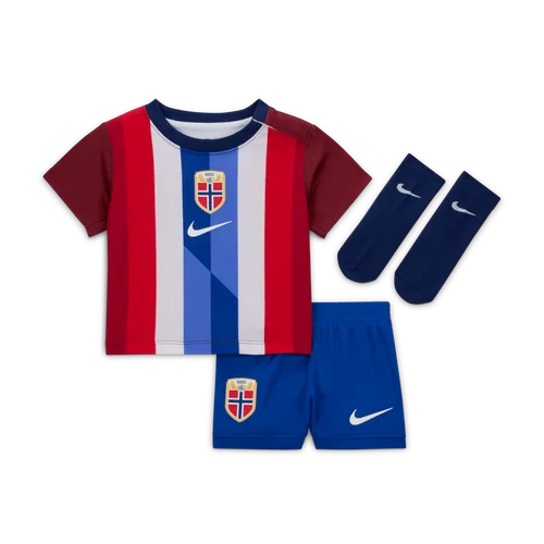 Norway 2024 Stadium Home Baby/Toddler Nike Football Replica 3-Piece Kit - Red - Polyester
