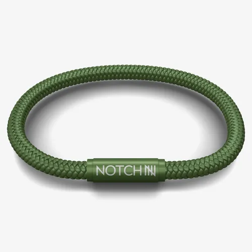 Notch Special Edition All Green Cord Bracelet BC-013-05