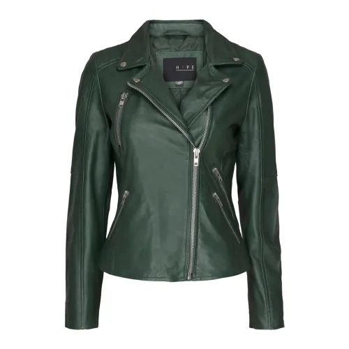 Notyz , Biker Jacket 10963 ,Green female, Sizes: