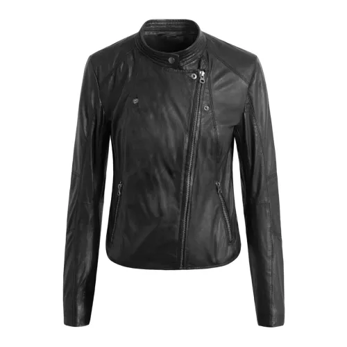 Notyz , Biker Jacket 11038 ,Black female, Sizes: