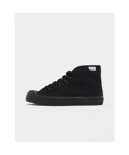 Novesta Womenss Star Dribble Classic Trainers in Black Canvas (archived)