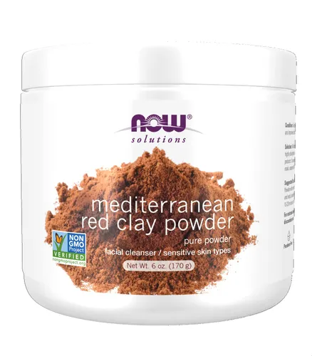 NOW Moroccan Red Clay Powder