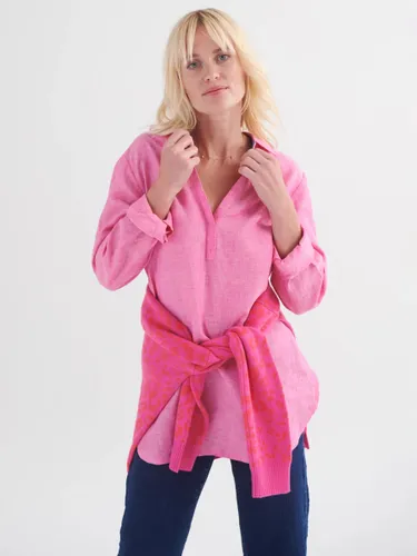 NRBY Chrissie Linen Shirt - Cherry Pink - Female