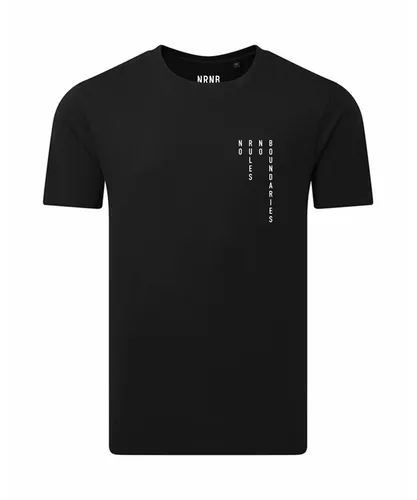 NRNB Mens DRIP RELAXED FIT TEE - Black Cotton