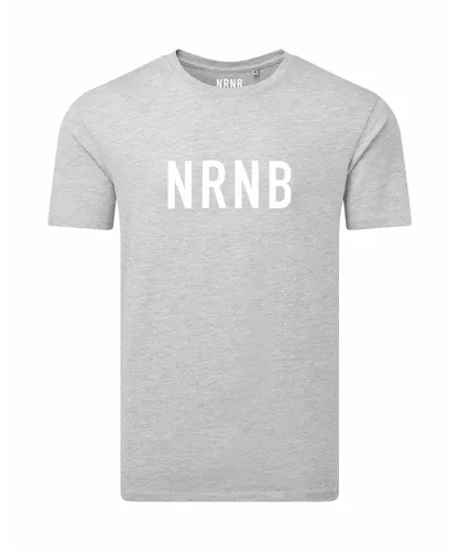NRNB Mens SIGNATURE20 RELAXED FIT TEE - Grey Cotton