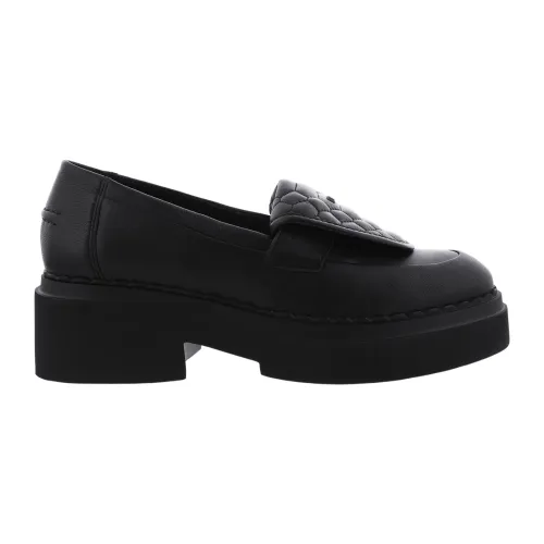 Nubikk , Black Gatsby Loafer Women's Shoe ,Black female, Sizes: