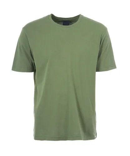 Nudie Mens Co Uno Everyday Organic Relaxed Fit T-Shirt in Green