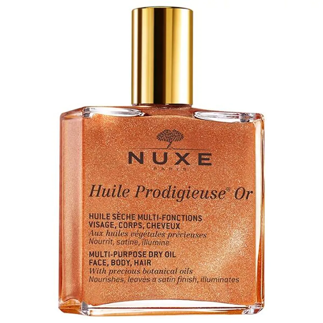 NUXE Huile ProdigieuseÂ® Or Golden Shimmer Multi-Purpose Dry Oil for Face, Body and Hair - Unisex - Size: 50ml