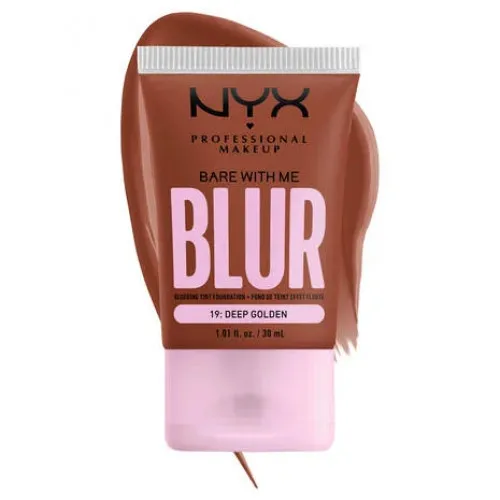 NYX Professional Makeup Bare With Me Blur Tint Foundation 19 Deep Golden