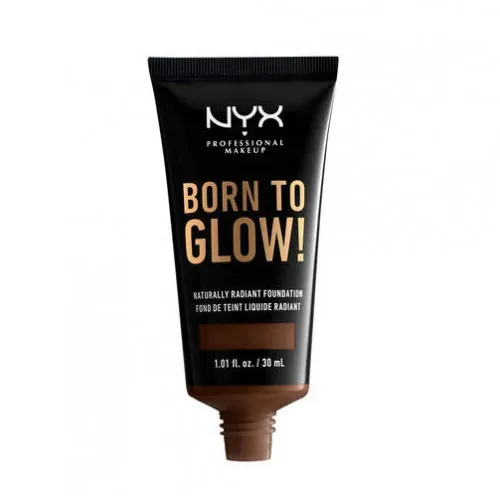 NYX Professional Makeup Born To Glow! Naturally Radiant Foundation 22.5 Warm Walnut