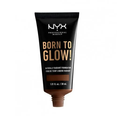 NYX Professional Makeup Born To Glow! Naturally Radiant Foundation 22.7 Deep Walnut