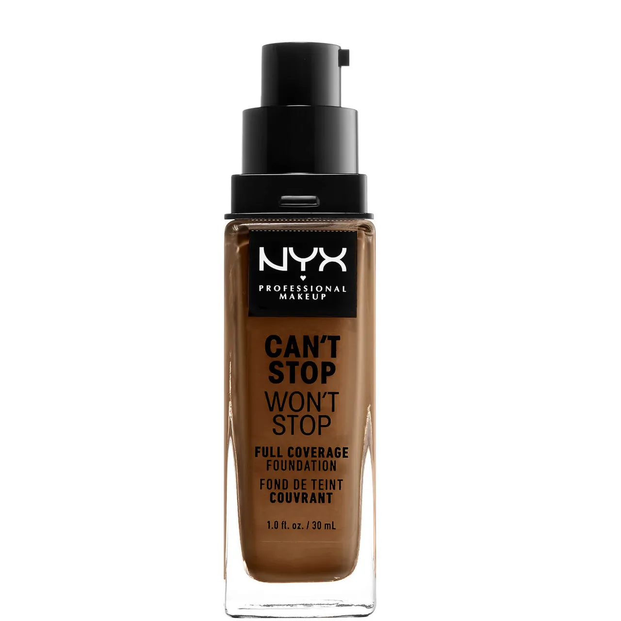 NYX Professional Makeup Can't Stop Won't Stop 24 Hour Foundation (Various Shades) - Sienna