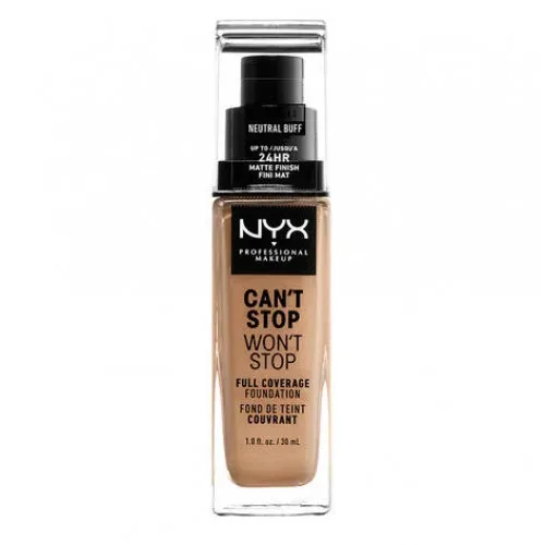NYX Professional Makeup Can't Stop Won't Stop Full Coverage Foundation 10.3 Neutral Buff