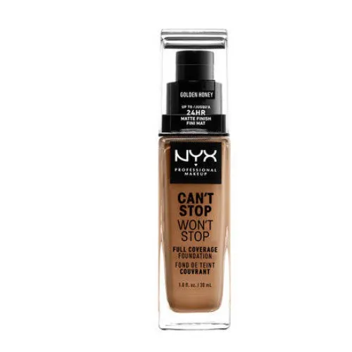 NYX Professional Makeup Can't Stop Won't Stop Full Coverage Foundation 14 Golden Honey