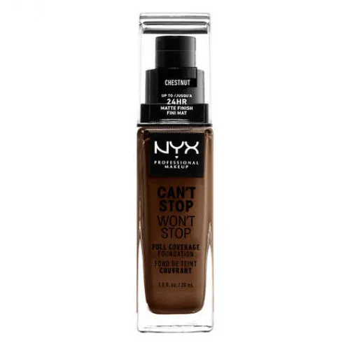 NYX Professional Makeup Can't Stop Won't Stop Full Coverage Foundation 23 Chestnut