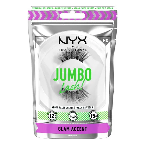 NYX Professional Makeup Jumbo Lash! Vegan False Lashes 06 Glam Accent