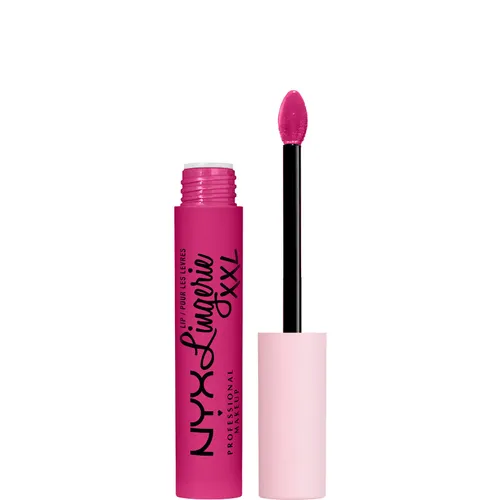 NYX Professional Makeup Lip Lingerie XXL Long Lasting Matte Liquid Lipstick 4ml (Various Shades) - Pink Hit